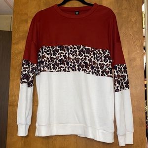 Shein Color Block Top